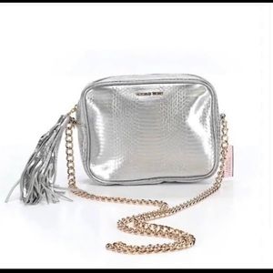 Victoria’s Secret cross body silver purse